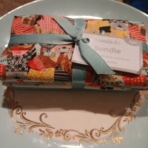 Fabric Fat Quarter Bundle - Holiday Puppy